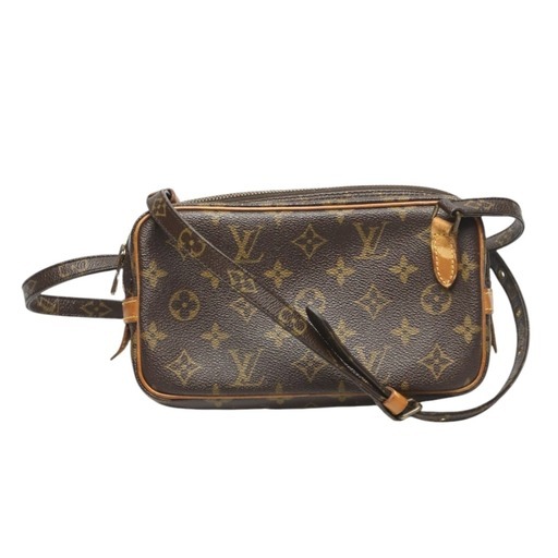 ルイヴィトン M51828 ショルダーバッグ ブラウン  LOUIS VUITTON マルリーバンドリエール モノグラム