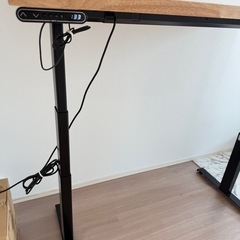 【美品】KANADEMONO THE TABLE ナチュラル×スマート電動昇降の画像