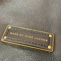 マークジェイコブズ本革トート黒44×33×10の画像