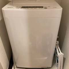 洗濯機　5.5k   ハイセンス　美品　の画像
