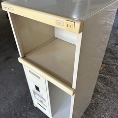 ナショナル米櫃付きキッチンキャビ1500wの画像