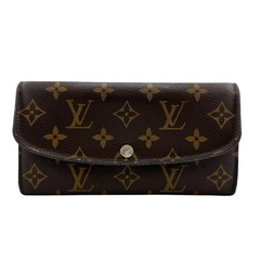 ルイヴィトン LOUIS VUITTON 長財布 モノグラム ポルトフォイユ エミリー M60697 ブラウンの画像