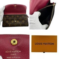 ルイヴィトン LOUIS VUITTON 長財布 モノグラム ポルトフォイユ エミリー M60697 ブラウンの画像
