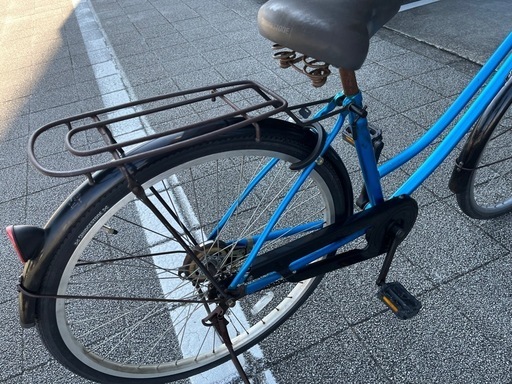 大人用】整備済中古自転車 CBA26型アフィッシュ 最廉価 婦人車 青色