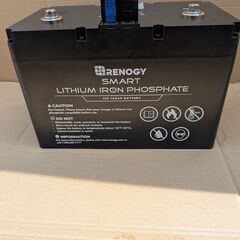 RENOGY スマート リン酸鉄リチウムイオンバッテリー 100AH 12V（RBT100LFP12S）No.Aの画像