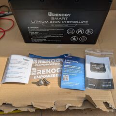 RENOGY スマート リン酸鉄リチウムイオンバッテリー 100AH 12V（RBT100LFP12S）No.Aの画像