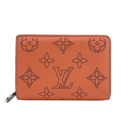 ルイヴィトン LOUIS VUITTON 二つ折り財布 マヒナ ポルトフォイユ クレア コンパクトウォレット M81419 ピンクの画像