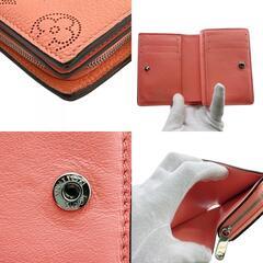 ルイヴィトン LOUIS VUITTON 二つ折り財布 マヒナ ポルトフォイユ クレア コンパクトウォレット M81419 ピンクの画像