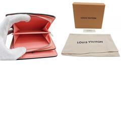 ルイヴィトン LOUIS VUITTON 二つ折り財布 マヒナ ポルトフォイユ クレア コンパクトウォレット M81419 ピンクの画像
