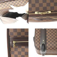 ルイヴィトン N23294 キャリーバッグ ブラウン  LOUIS VUITTON ペガス55  ダミエの画像