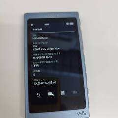 SONY ウォークマン NW-A45 16GB/ムーンリットブルーの画像