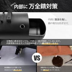 エアコンプレッサー オイルレス 防塵設計 1300W高速充填 100V 30Lの画像