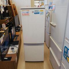 シャープ 2ドア冷蔵庫 167L SJ-17E6-KW 2018年製 動作確認済み【こちらは店舗です。浜村鹿野温泉ICから3分 買取本舗 宮本リサイクル 営業時間9～19時 定休日水曜のみ←連絡できませんm(_ _)m】の画像