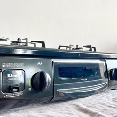 リンナイ ガステーブルコンロ 都市ガス 掃除済みの画像