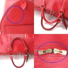 ルイヴィトン M42947 ボストンバッグ レッド  LOUIS VUITTON キーポル60 エピの画像