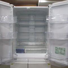 6ドア冷蔵庫　三菱　462L　MR-R46F-W　2020年製【引き取り限定】の画像