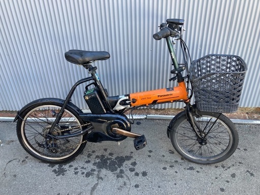 680  パナソニック最新機種アシスト自転車OFF TIME20インチツートンカラー