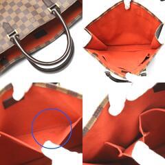 ルイヴィトン N51140 ハンドバッグ エベヌ  LOUIS VUITTON サックプラ ダミエの画像