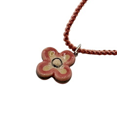 ルイヴィトン LOUIS VUITTON チョーカー コリエ フルール ネックレス フラワー ハナ ネックレス ピンクの画像