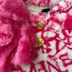 ミルキス　ポンチョ　上着　冬　ピンク　の画像