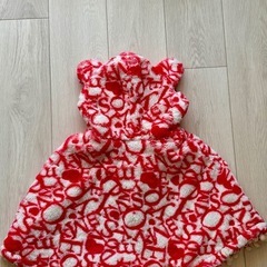 ミルキス　ポンチョ　上着　冬　ピンク　の画像