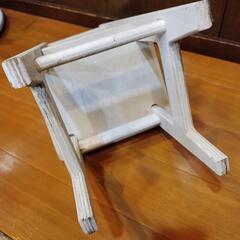 ミニチェア　木製　ホワイトの画像