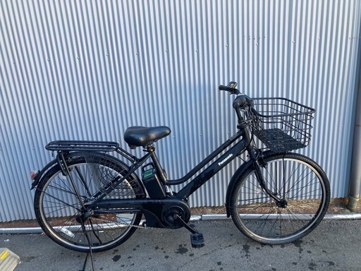 684  パナソニック最新機種電動アシスト自転車TIMOs26インチブラックボディー