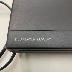 DVDプレーヤー　GD-SDP1 黒　据え置き型　再生専用の画像