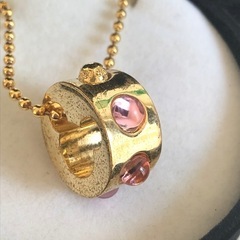 【中古品】Disney ディズニー ネックレス ゴールド ミッキー アクセサリーの画像