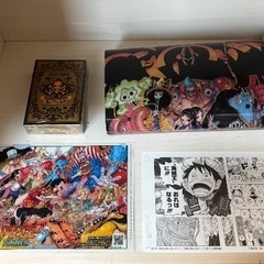 ONE PIECE　ワンピース　1巻~107巻+映画特典5冊、トランプなどの画像