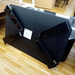 【リユースのサカイ八街店】★ジモティ割あり★ NITORI　折りたたみテーブル　ブラック　クリーニング済　YJ7654の画像