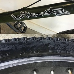 A-84岐阜発　Blitzer B-4/BMX/20インチ/走行確認/キズ、サビあり/前後ブレーキ効きません　　R6 9/18の画像
