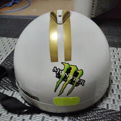 🏍カッコいい～🙆‍♀️半キャップヘルメット🌊エアーダクトつき🔴の画像