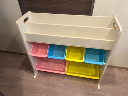 本棚　絵本棚　おもちゃ　収納棚