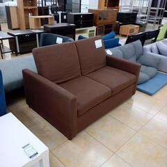 リユースのサカイ太田店★ジモティ割あり★  ソファー ブラウン H55×D90×W136 クリーニング済み OJ10796の画像