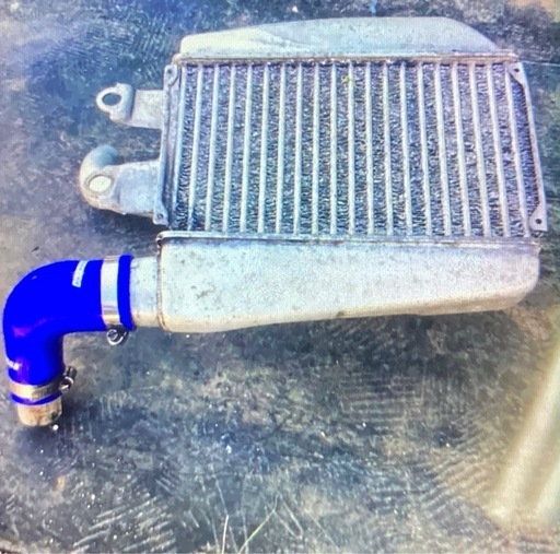入札有りました　Kei アルトワークスK6A新規格RX-7(FC-3S)流用大容量インタークーラー迫力増します！