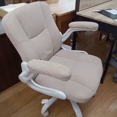 ★リユースのサカイつくば店★TK6352  ワークチェア ベージュ H86×D57×W67 クリーニング済みの画像