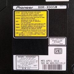0901-199 Pioneer DVDドライブ BDR-XD05W 2014の画像