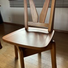 ダイニングテーブル　チェア２脚セットの画像