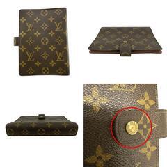 ルイヴィトン R20004 手帳カバー ブラウン  LOUIS VUITTON アジェンダMM モノグラムの画像