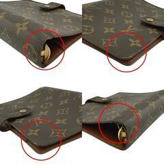 ルイヴィトン R20004 手帳カバー ブラウン  LOUIS VUITTON アジェンダMM モノグラムの画像
