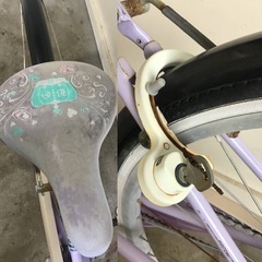 A-87□岐阜発　△BRIDGESTONE BRIDGET GIRLS/24インチ/子供用自転車/走行確認/タイヤひび割れあり/女の子/キッズ自転車/現状品　R6.9/4□の画像