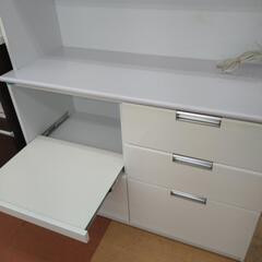 ★限定SALE20%OFF★《尼崎市/リサイクルショップドリーム次屋店》ノダ工芸 スライド扉オープンボード ホワイト 中古品 ☆尼崎市若王寺☆の画像