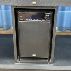 TOSHIBA液晶テレビ & ONKYO　シアタースピーカー 一体型テレビ台の画像