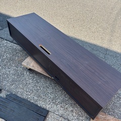 テレビ台　テレビボード　木目調　茶色の画像