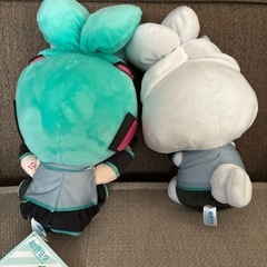 Sega 初音ミク × サンリオ シナモロール ぬいぐるみ マスコット 日本 新品未使用の画像