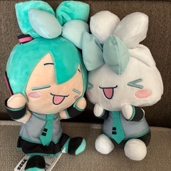 Sega 初音ミク × サンリオ シナモロール ぬいぐるみ マスコット 日本 新品未使用の画像