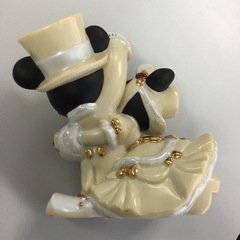 ミッキー&ミニー　クリスマス　置き物　ディズニーの画像