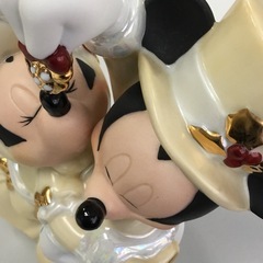 ミッキー&ミニー　クリスマス　置き物　ディズニーの画像