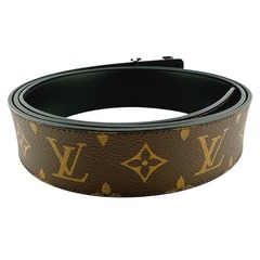 ルイヴィトン M9821 ベルト ブラウン  LOUIS VUITTON サンチュール・イニシアル モノグラムの画像